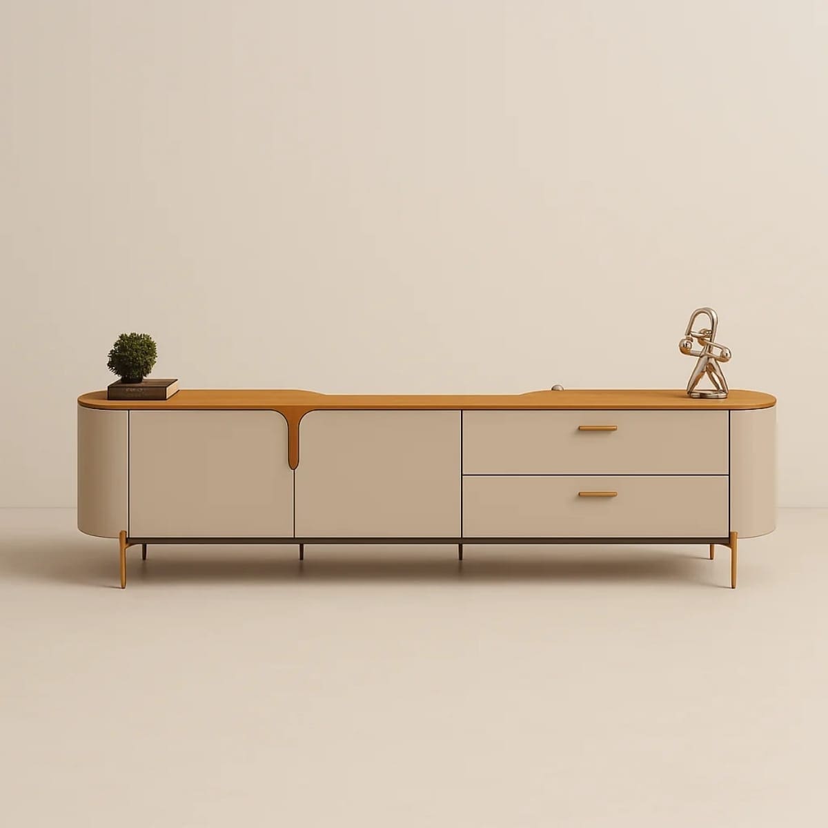 Bancada Diamantina - Para TV até 75” - Bali/Cedro