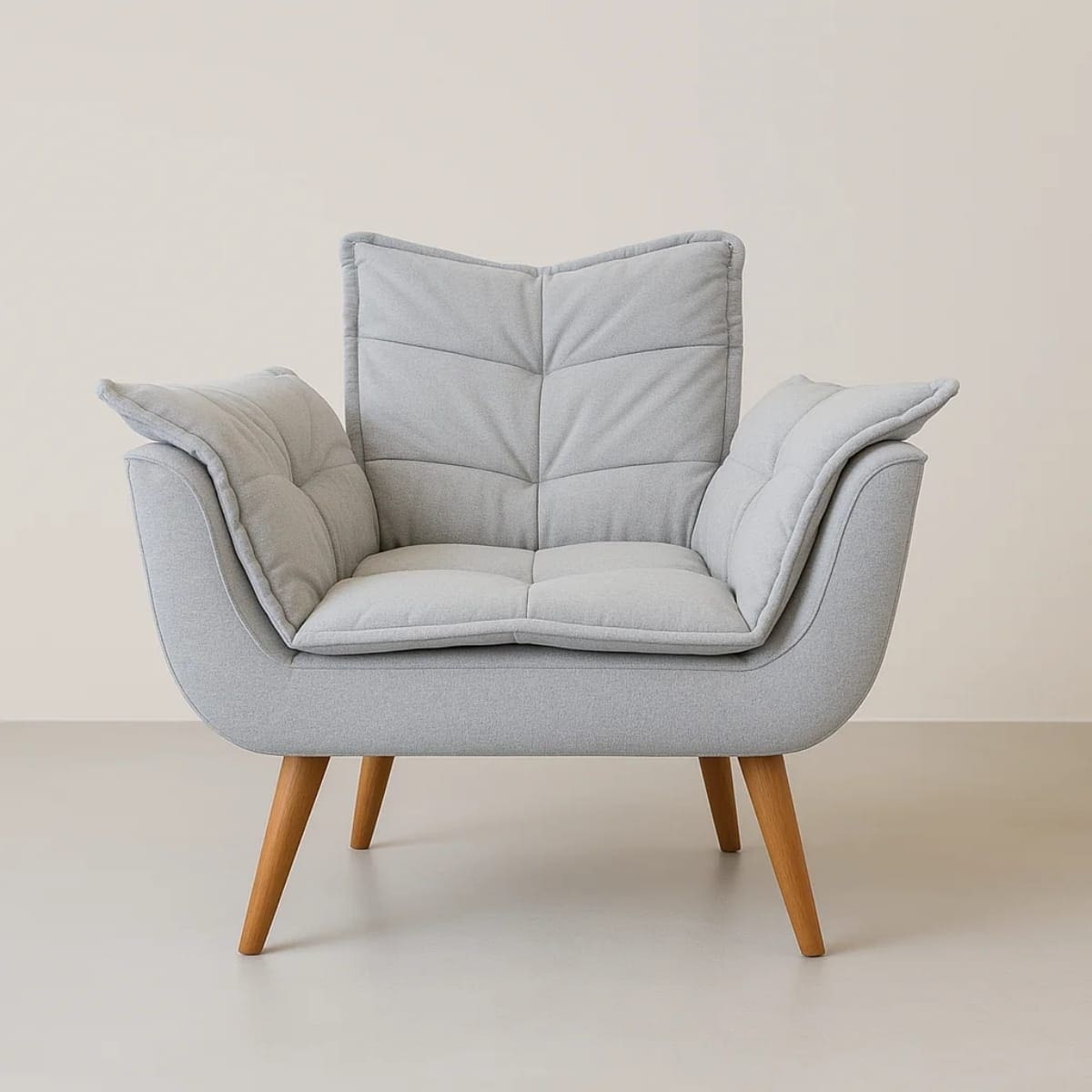 Poltrona com Braços Opala - Veludo Jolie 02