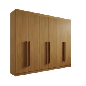 Guarda-Roupa Casal Da Vinci Plus - 6 Portas, 6 Gavetas, 100% MDF - 2.75m - Cinamomo