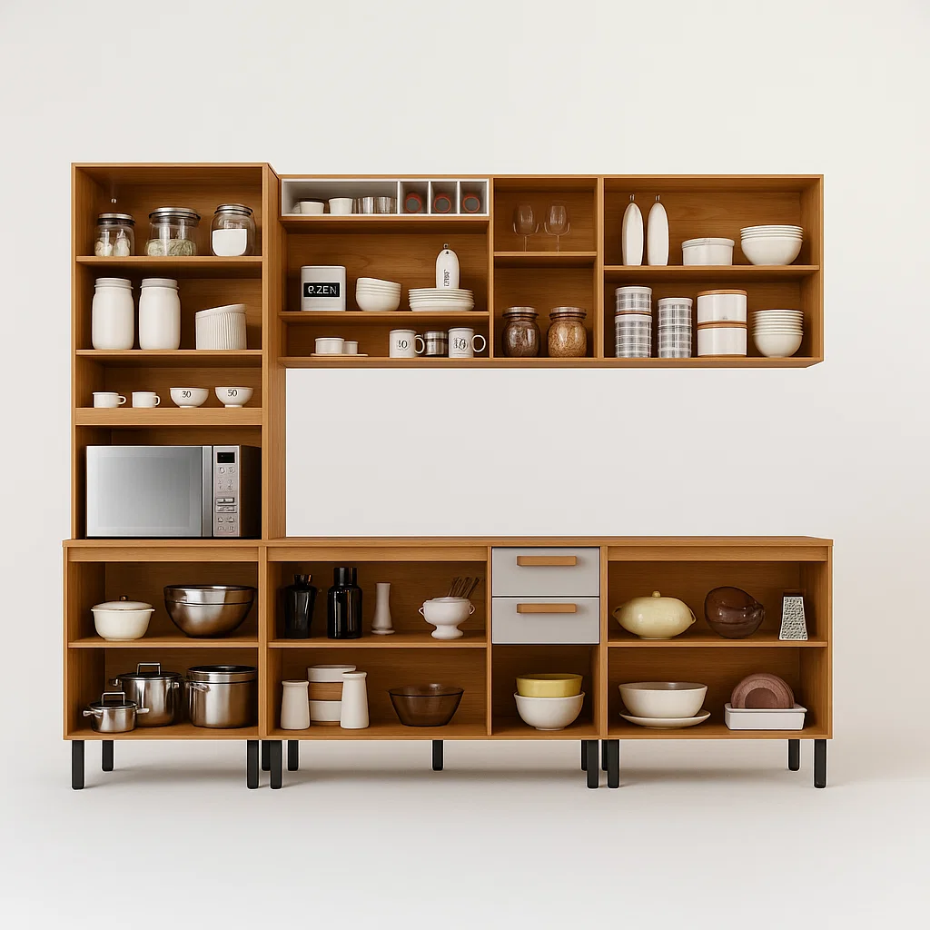 5 Peças - 2.70m - Cinamomo com Off White