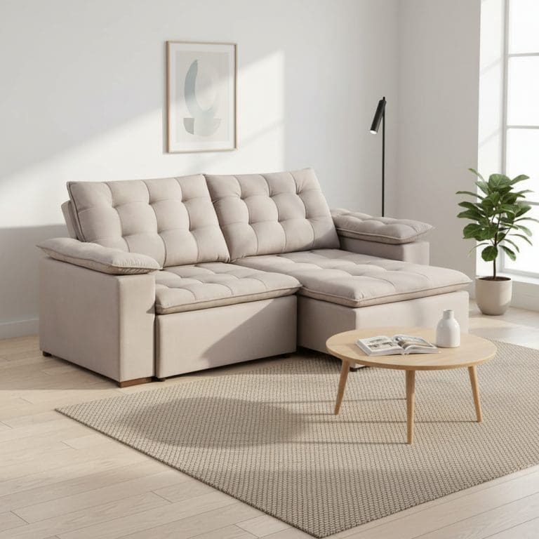 Sofá Retrátil e Reclinável