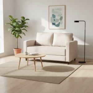 Sofá Cama Morfeo Casal - 1.50m - Bege