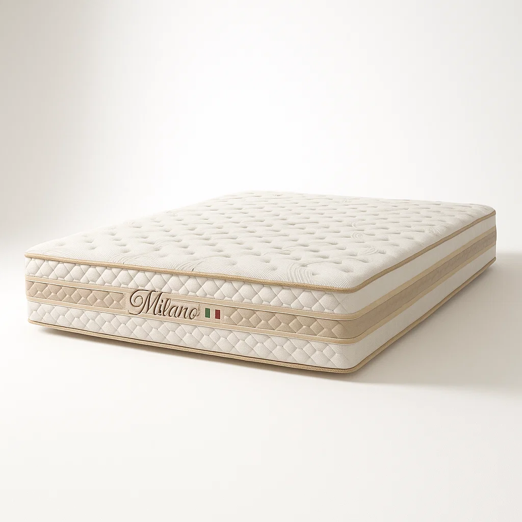 Colchão Queen Milano Molas Ensacadas 158x0.30m - EPS 0.14m, Espuma D28, até 150 kg por pessoa