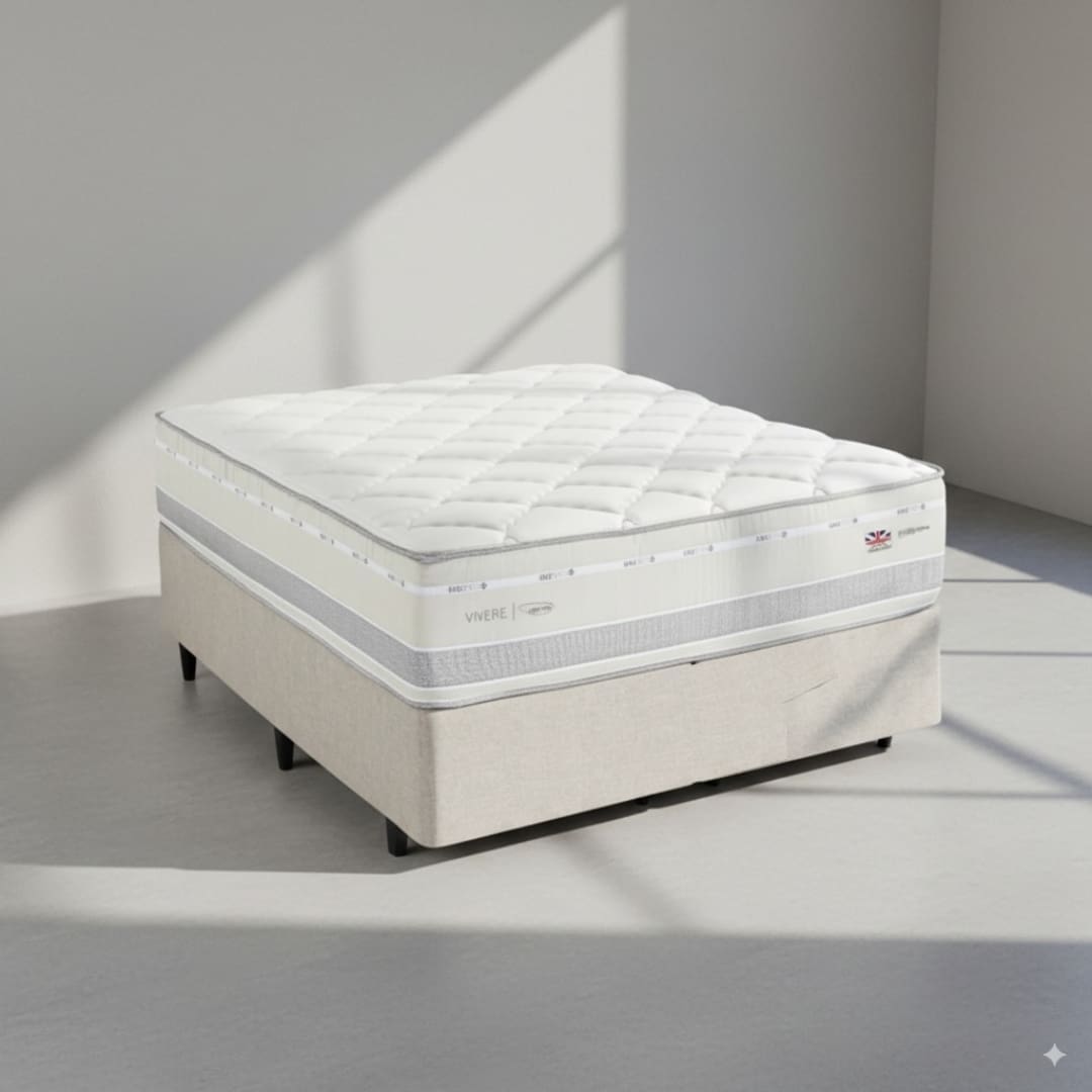 Colchão Casal Vegas Vivere – Molas Maxspring – Pillow Top One Side – EcoSpuma® – 138x188x33 cm | BOX NÃO INCLUSO