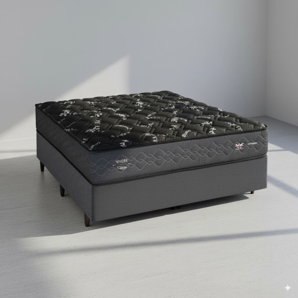 Colchão Casal Melbourne – Molas Maxspring e Pillow Top com Ecospuma® – 138x188x27 cm | BOX NÃO INCLUSO