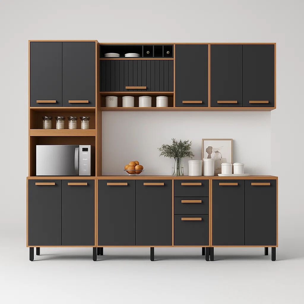 5 Peças - 2.70m - Cinamomo com Grafite