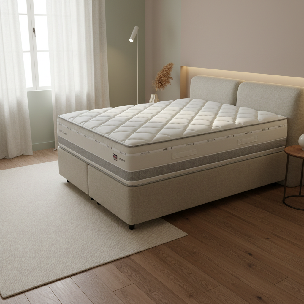 Cama Box Prime Com Colchão Vegas Vivere Maxspring - Queen(158x198)