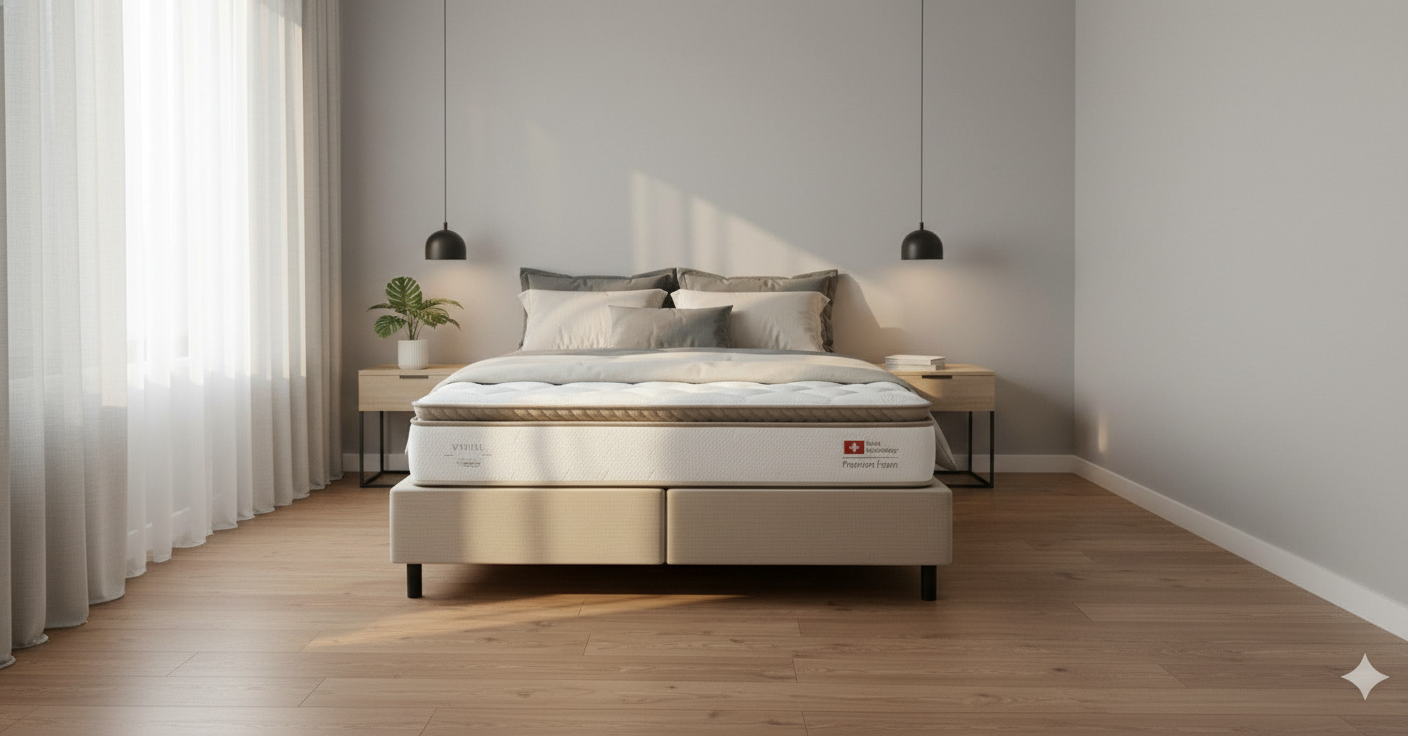 Cama Box Prime Com Colchão York Molas Ensacadas - Queen(158x198)