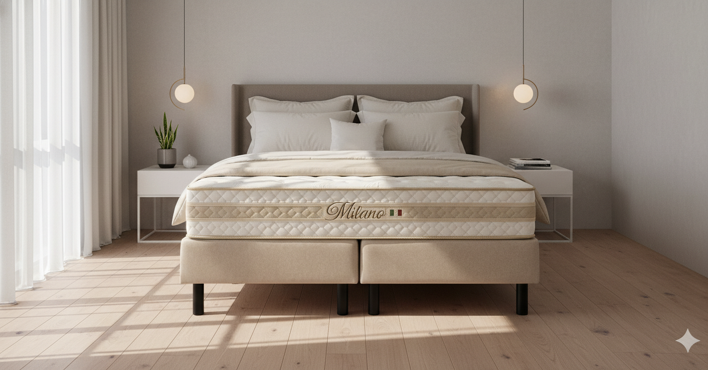 Cama Box Prime Com Colchão Milano Molas Ensacadas - Queen(158x198)