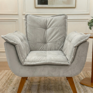 Poltrona com Braços Opala - Veludo Jolie 02