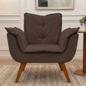 Poltrona com Braços Opala - Veludo Jolie 11