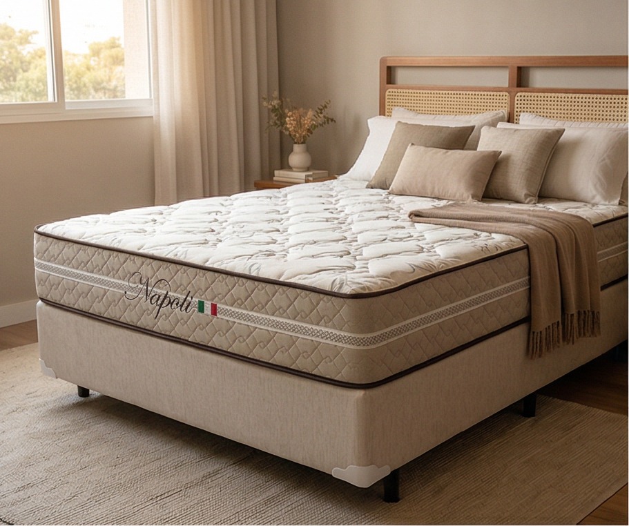 Colchão Casal Napoli - Molas Ensacadas Individuais - 138x188cm