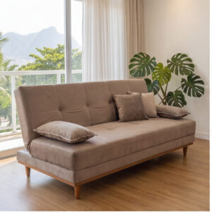 Sofá Cama Madrid 1.82m - Veludo